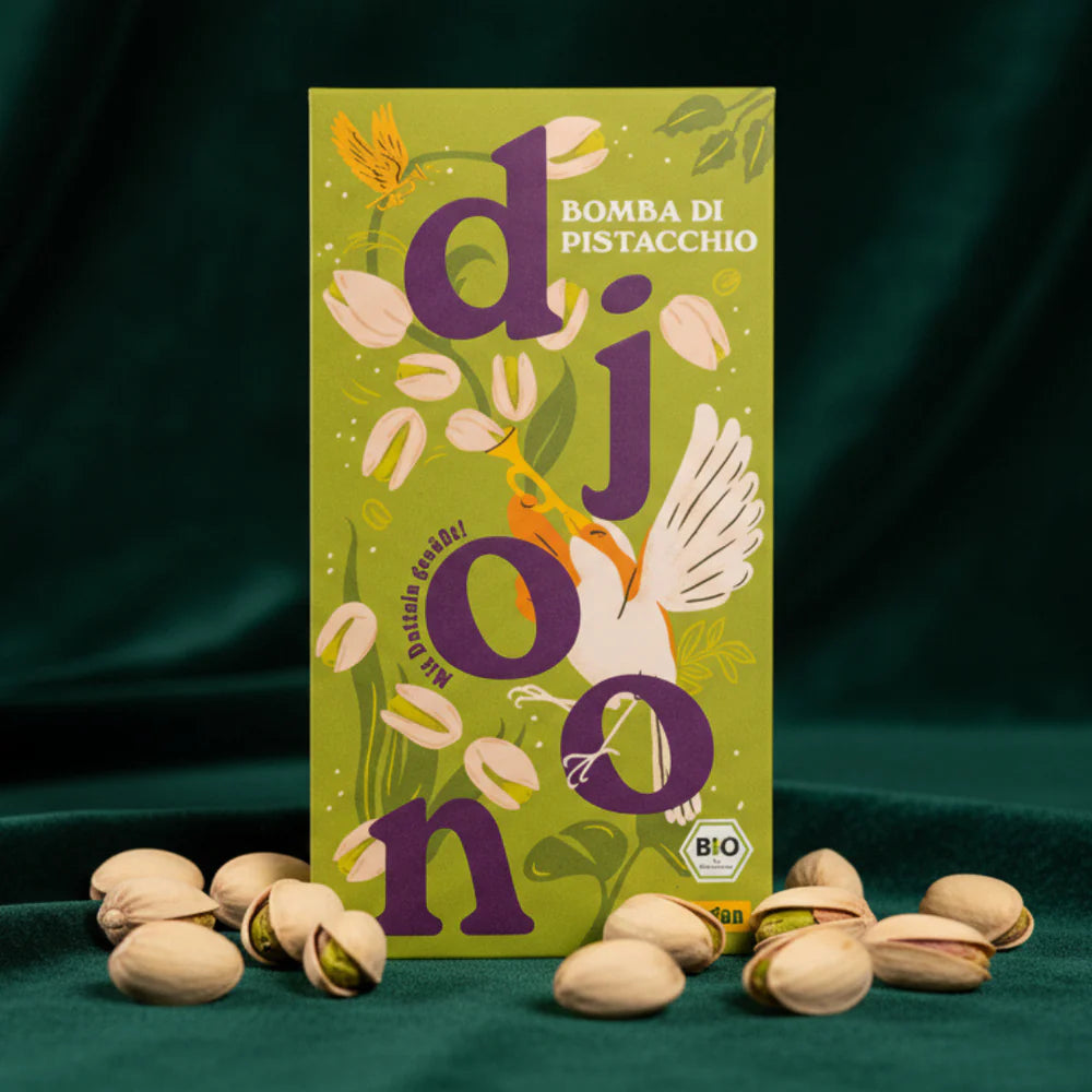 Dattelschokolade: Bomba di Pistacchio (Bio)