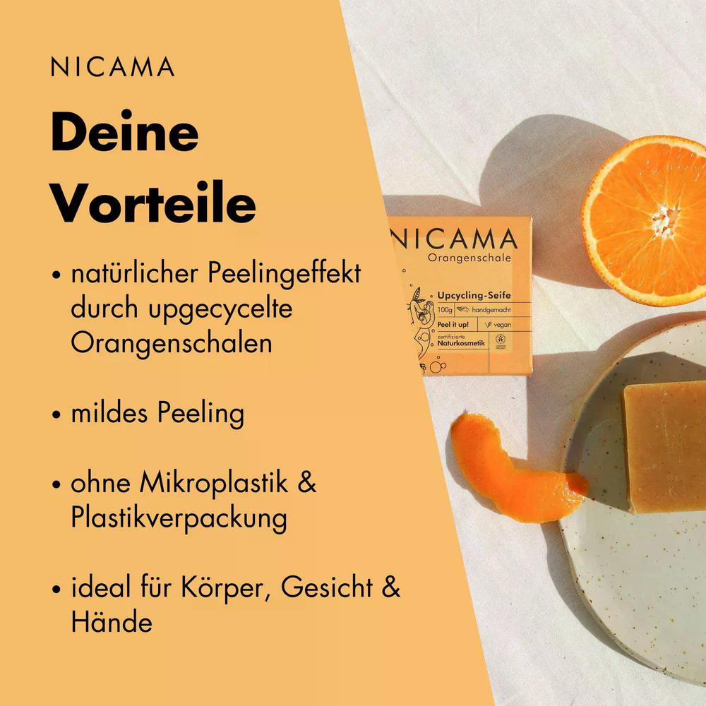 Upcycling Peelingseife mit Orangenschale