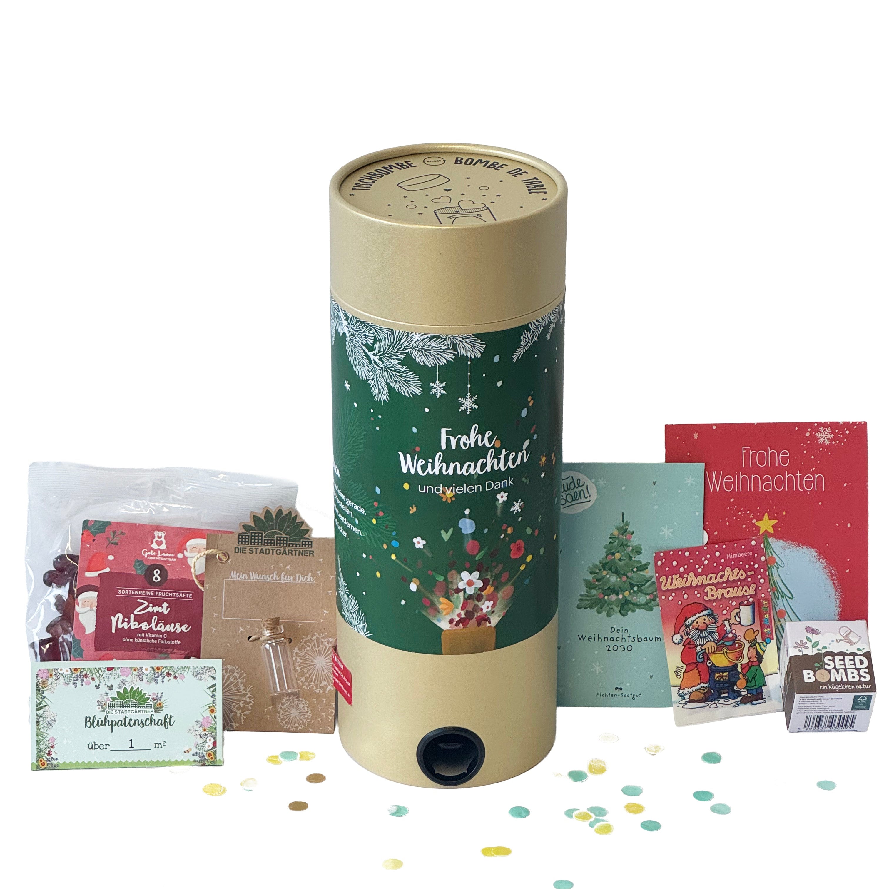 Tischbombe - Knalleffekt zu Weihnachten