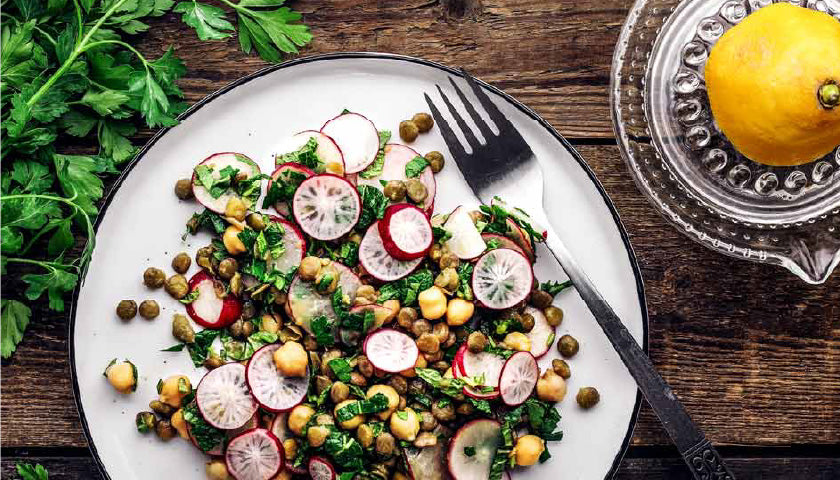 Linsen-Radieschen-Salat
