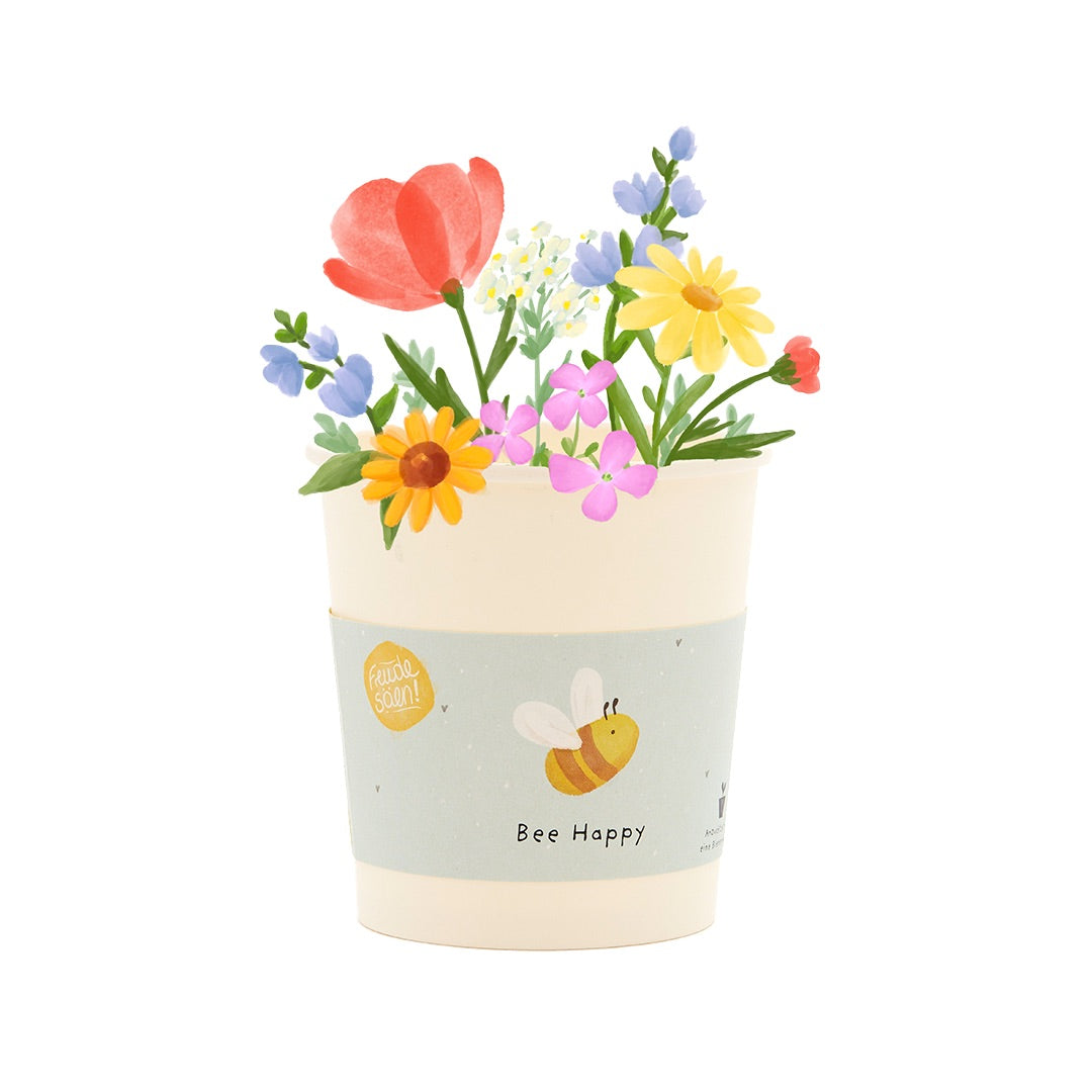 Anzuchtset im kompostierbaren Becher