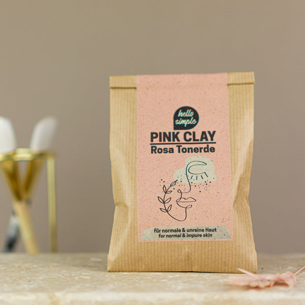 Gesichtsmaske - Tonerde Pink Clay
