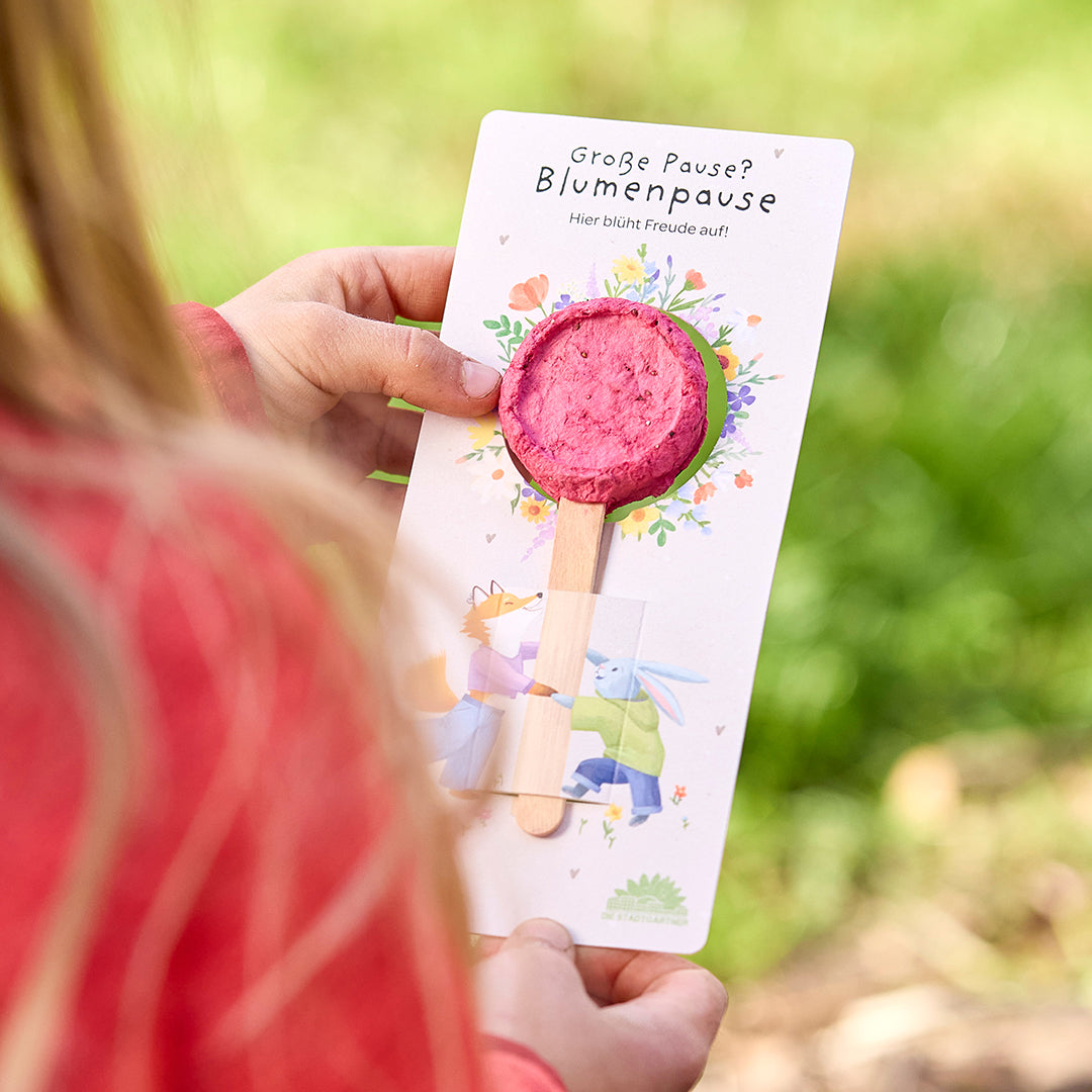 Große Pause - Blumenlolly