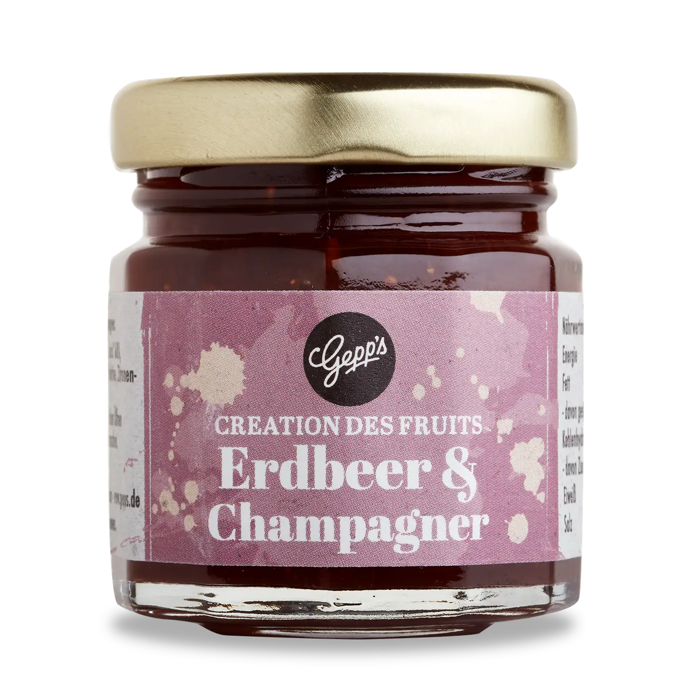 Fruchtaufstrich Erdbeere und Champagner