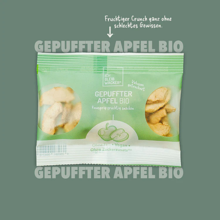 Gepuffter Apfel Bio, 15g