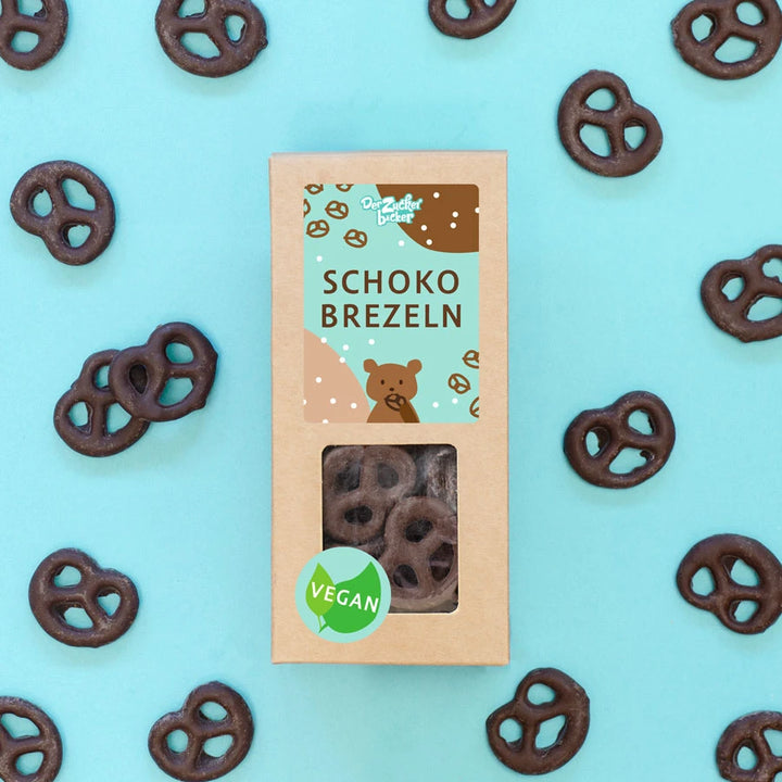 Vegane Schoko-Salzbrezeln