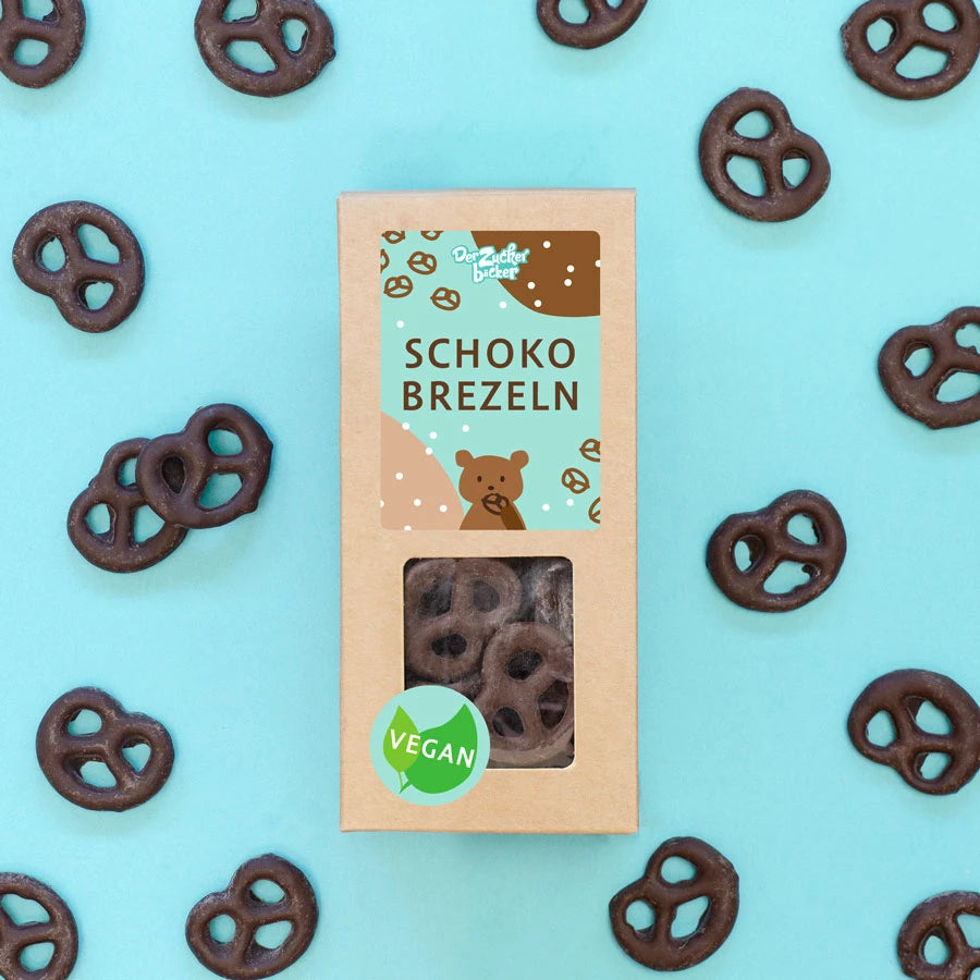 Vegane Schoko-Salzbrezeln