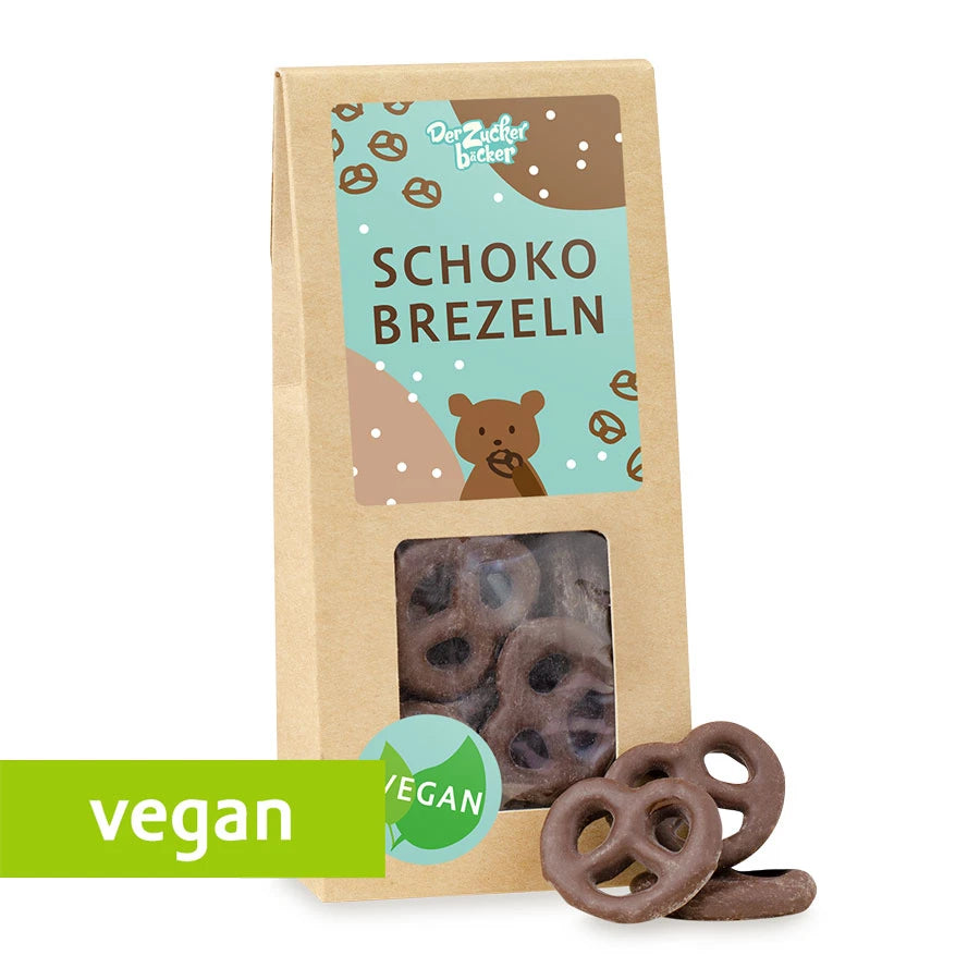 Vegane Schoko-Salzbrezeln