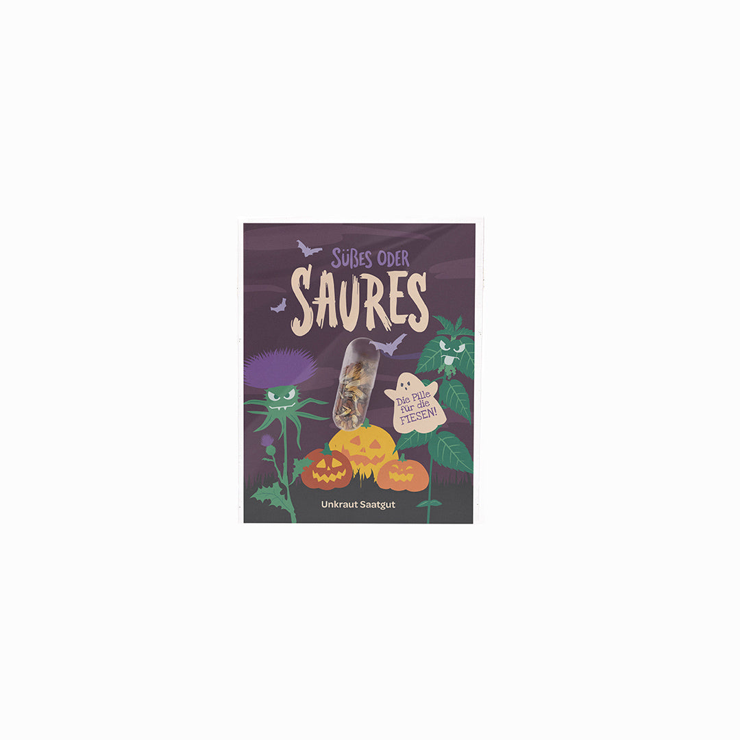 Halloween Samenpille "Süßes oder Saures" - Saures