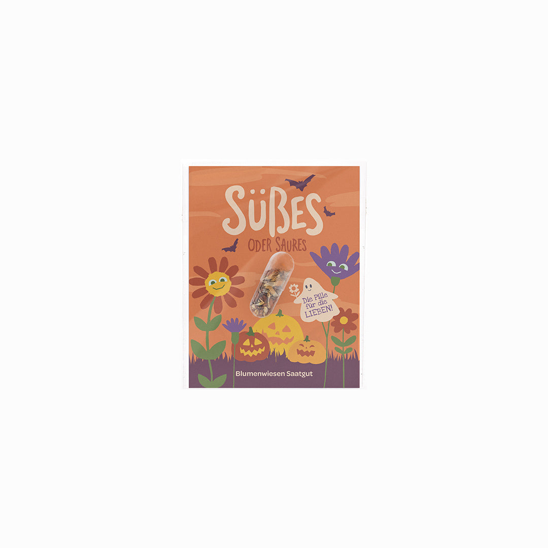 Halloween Saatpille "Süßes oder Saures" - Süßes