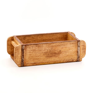 Ziegelform aus Mangoholz
