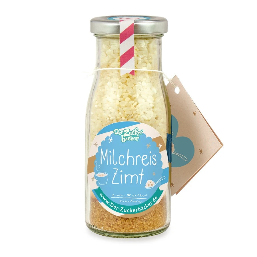 DIY Flasche – Milchreis Zimt und Zucker