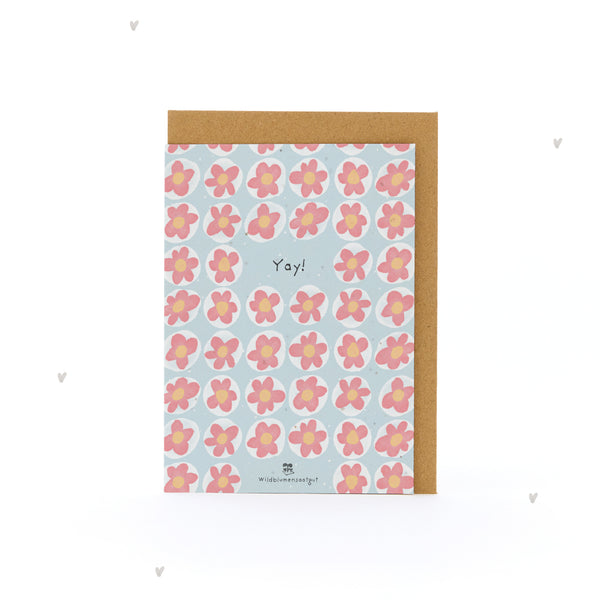 Grußkarte - Yay!