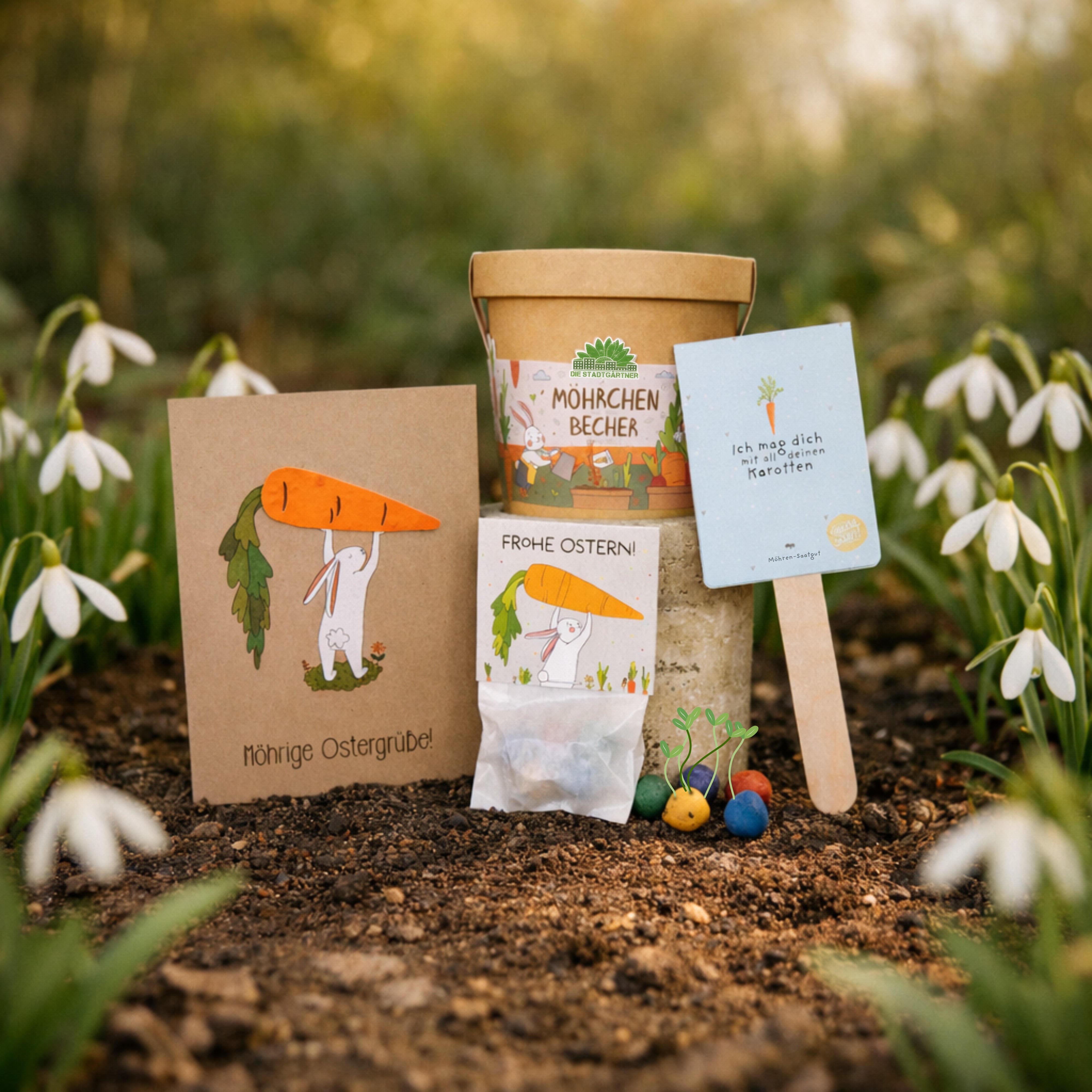 Ostergeschenke-Set "Alles Möhre"