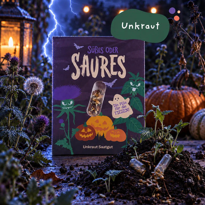 Halloween Samenpille "Süßes oder Saures" - Saures