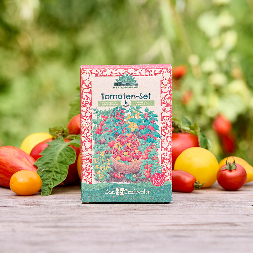 Saatgut-Set Tomaten mit 6 samenfesten BIO-Sorten | Hochwertiges Tomaten-Saatgut für Garten, Balkon & Terrasse| Ideales Geschenk für Hobbyköche, Kochbegeisterte und Tomaten-Liebhaber zum Geburtstag, al