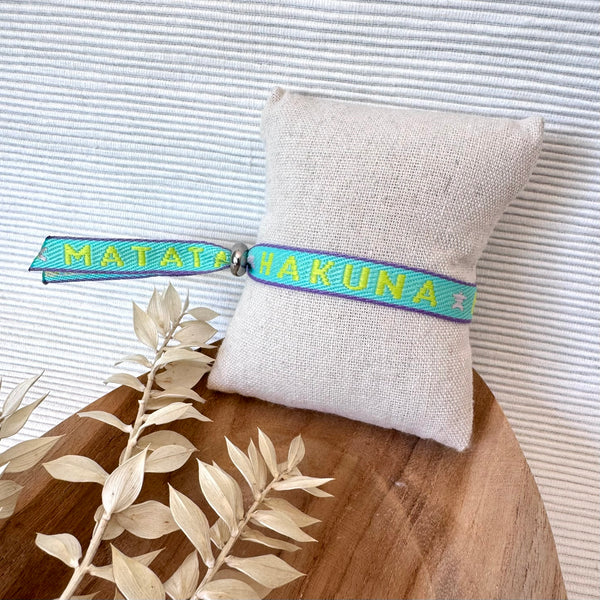 Stoffarmband Hakuna Matata