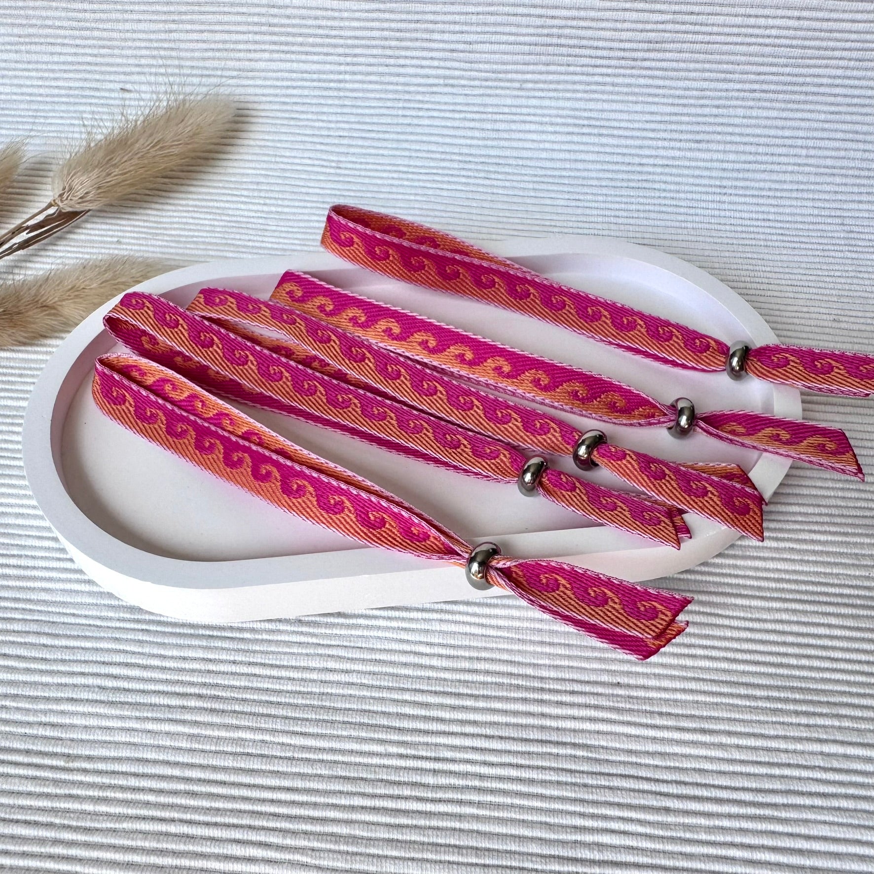 Stoffarmband Wellen