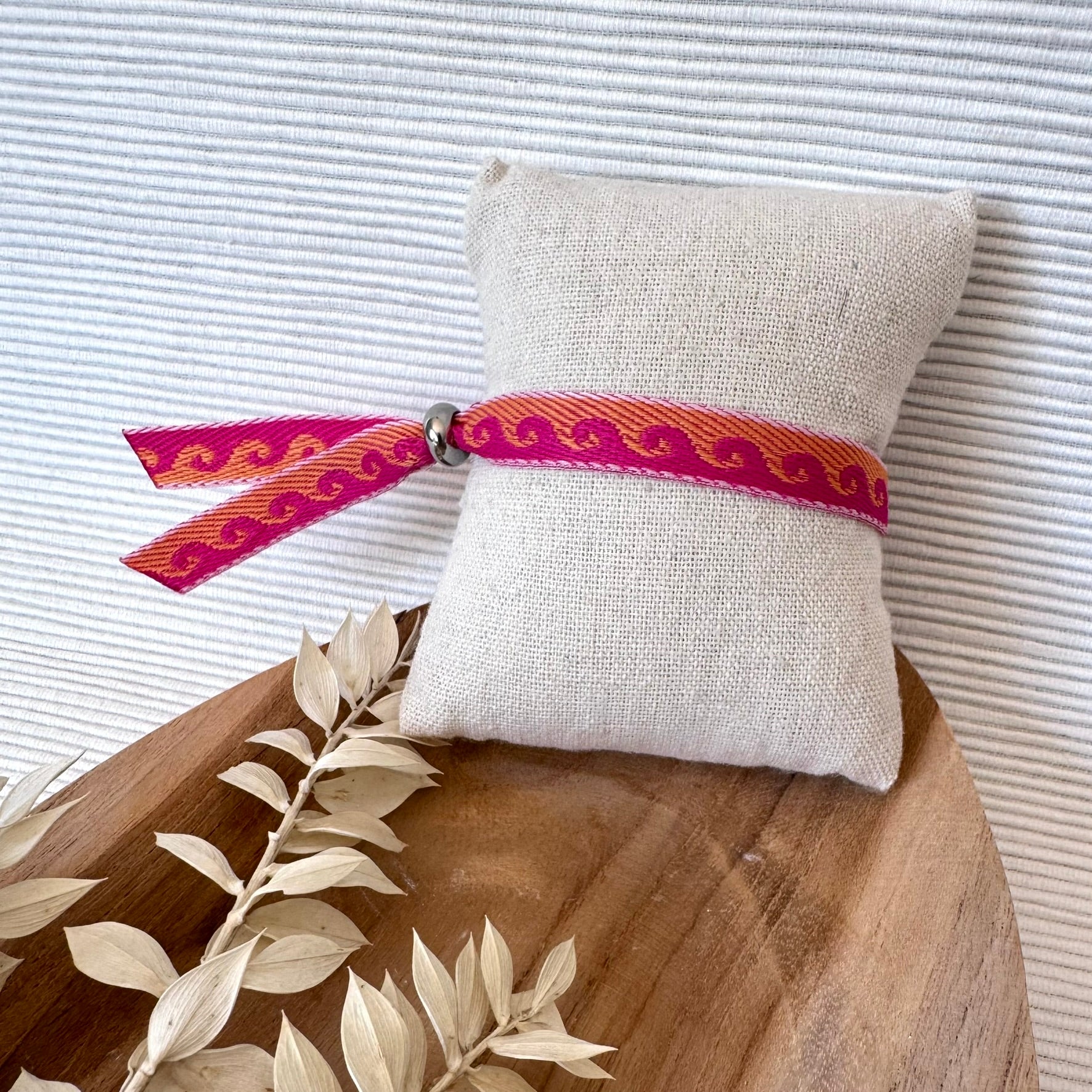 Stoffarmband Wellen