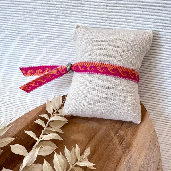 Stoffarmband Wellen