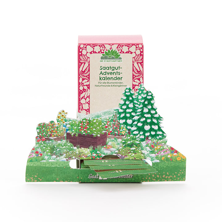 Adventskalender für Naturfreunde zum Aufklappen